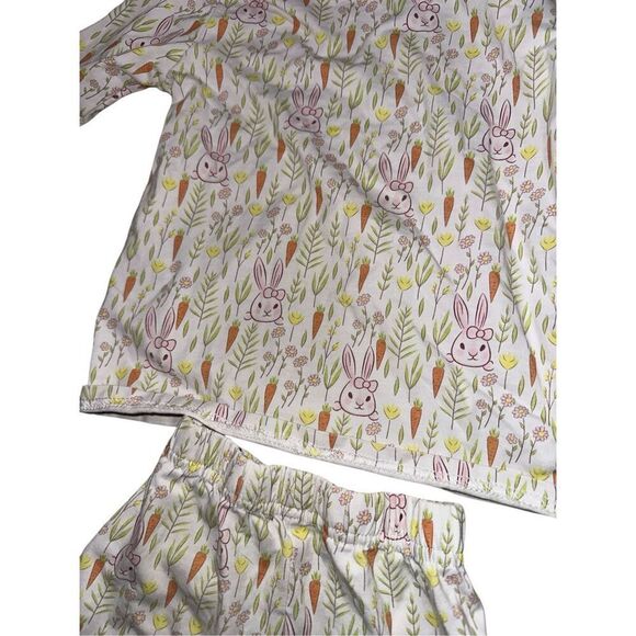 Great Condition Cecil and Lou bunny and carrot pajamas, size 3T - Picture 4 of 5
